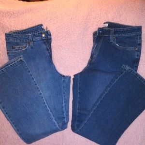 2 pairs St Johns Bay Womens Jeans SIZE 8 S